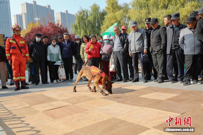 青海民众沉浸式学习消防安全知识