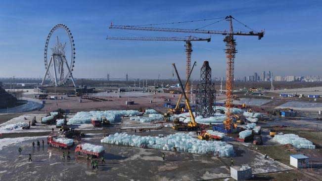 哈尔滨冰雪大世界开工!从盛夏到寒冬,揭秘存冰不化的“魔法” 哈尔滨冰雪大世界开工!从盛夏到寒冬,揭秘存冰不化的“魔法”