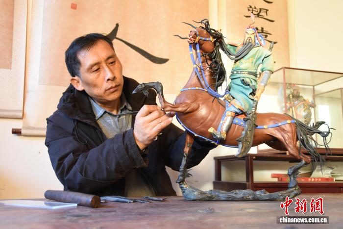河南新乡:百年非遗面塑迎新年 河南新乡:百年非遗面塑迎新年