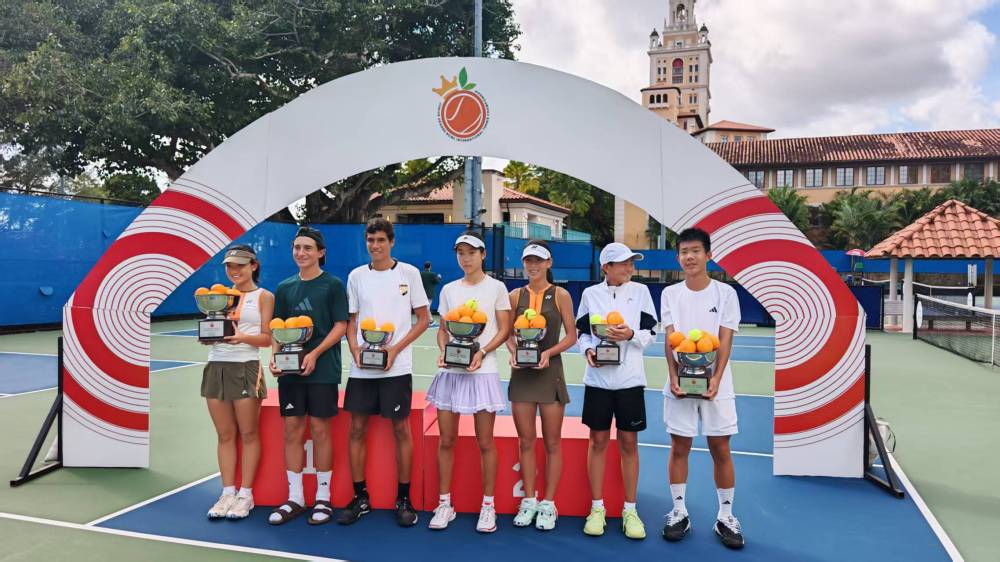 中国网球小将赴美参赛佳绩频传