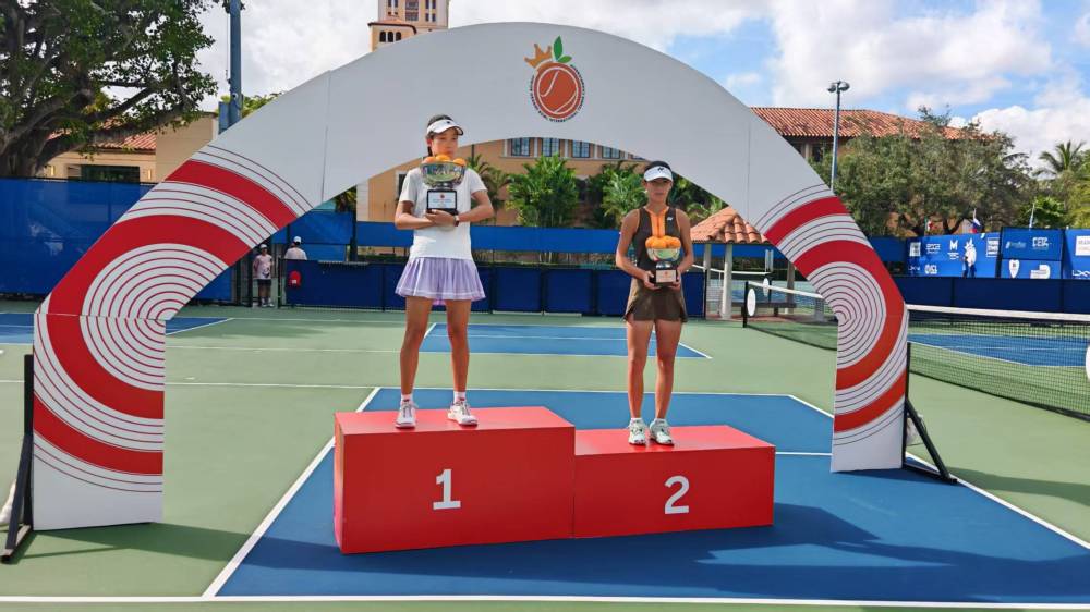 中国网球小将赴美参赛佳绩频传