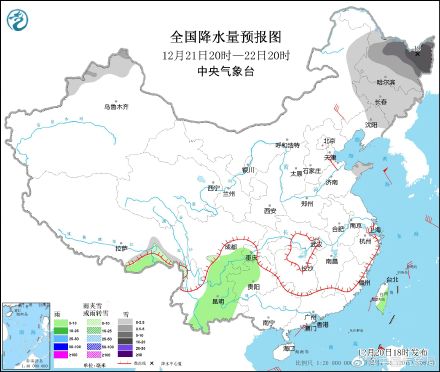 黑龙江吉林等地有较强降雪 北方地区将有明显降温