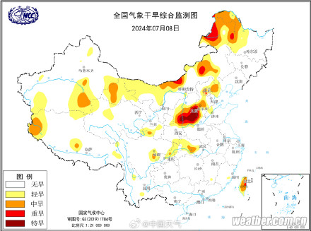 淮河流域部分地区现明显旱涝转换