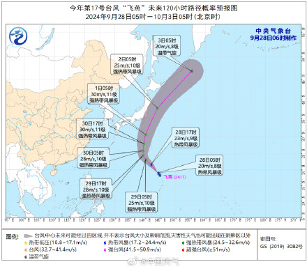 17号台风“飞燕”对我国无影响 18号台风待生成！台湾海峡等海域警惕大风