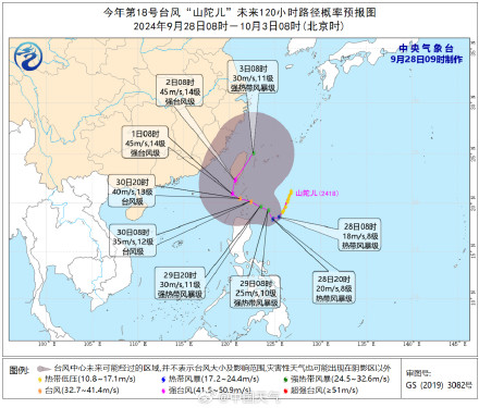 台风“山陀儿”生成 ！未来或登陆台湾