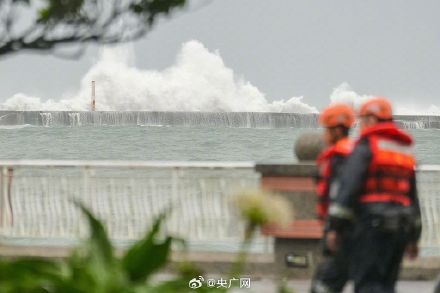 台风山陀儿已在台湾沿海登陆