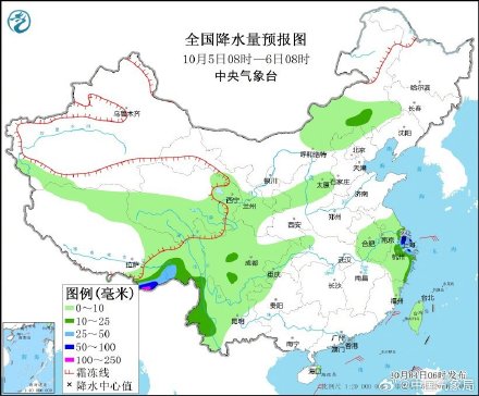 江苏南部浙江东部有大风和大到暴雨 北方地区有降水过程