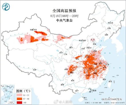 注意防范！陕湘渝等局地气温将超过40度