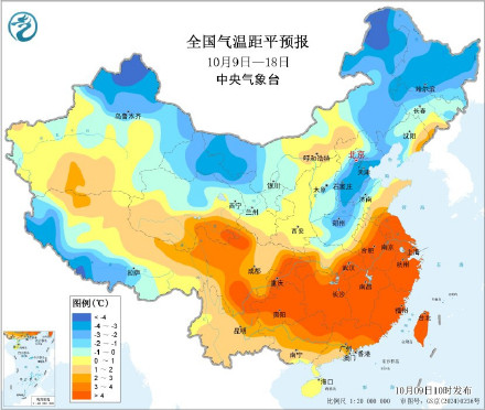 未来十天华西华北降雨偏多  南方气温显著偏高