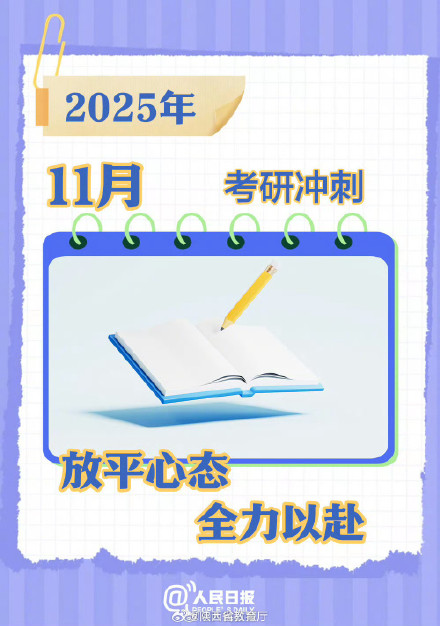 祝你一战成“硕”！收好2026考研月历