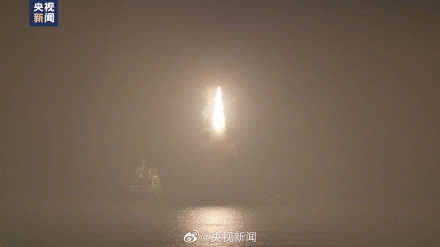 祝贺！我国海上发射一箭三星