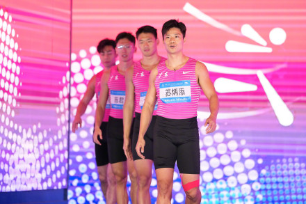 苏炳添向全国观众告别