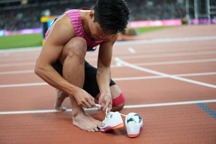 苏炳添向全国观众告别