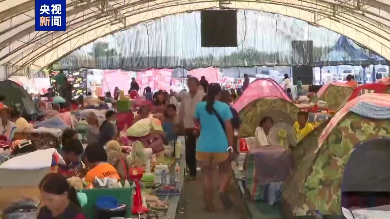 食宿得到基本保障 泰国临时避难所秩序平稳 食宿得到基本保障 泰国临时避难所秩序平稳