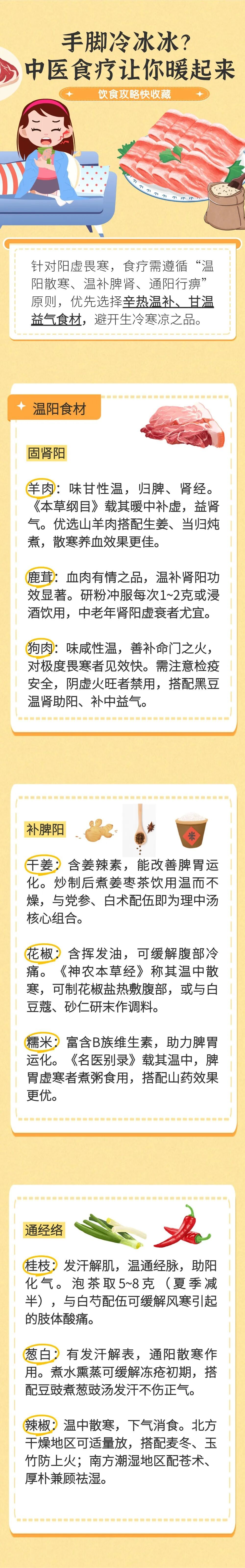 手脚冷冰冰?中医食疗让你暖起来 手脚冷冰冰?中医食疗让你暖起来