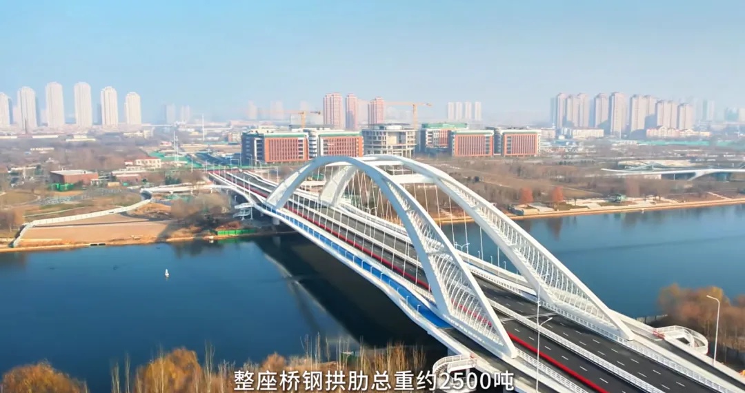 正式通车!天津新添一座跨海河大桥 正式通车!天津新添一座跨海河大桥