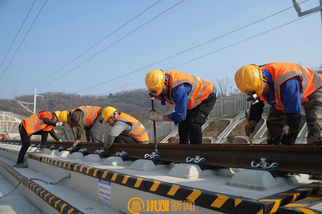 昌九高铁开始全线铺轨! 昌九高铁开始全线铺轨!