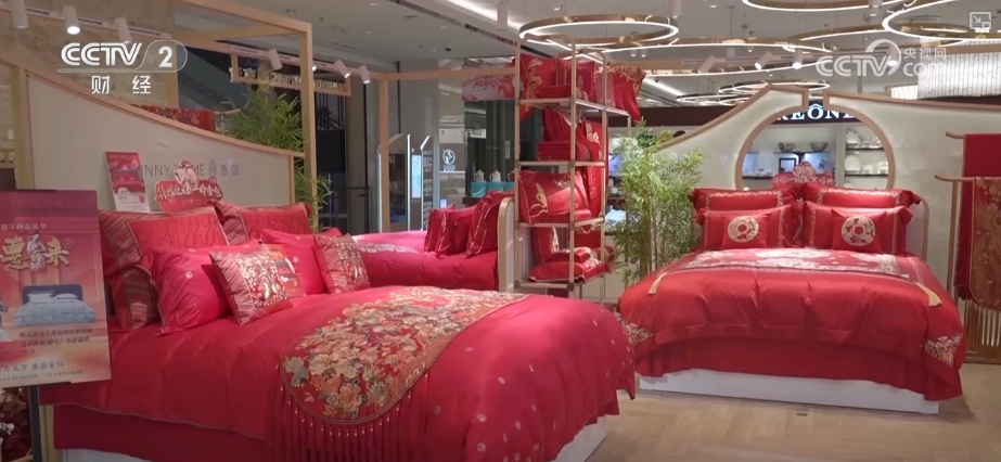 “暖消费”悄然升温 “国风”款走俏家纺市场产销两旺