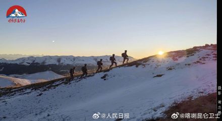 致敬！这是边防战士的风雪巡逻路