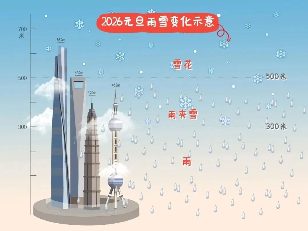 冷空气“跨年”到货！上海人要的雪，可能在这些地方悄悄下