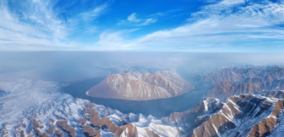 美丽中国丨雪落黄河景如画 美丽中国丨雪落黄河景如画