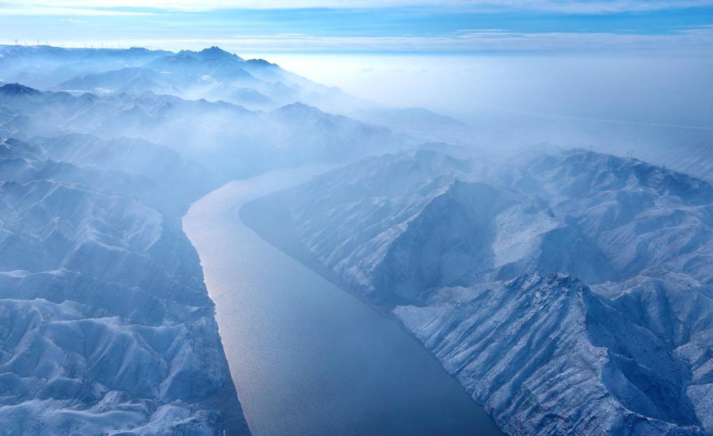 美丽中国丨雪落黄河景如画 美丽中国丨雪落黄河景如画