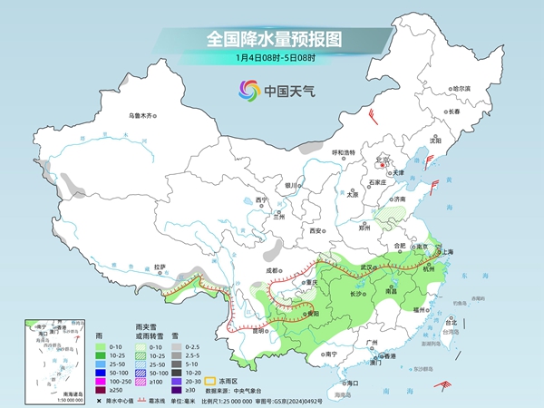 长江中下游降水将短暂增多 明起三股冷空气接力来袭 长江中下游降水将短暂增多 明起三股冷空气接力来袭