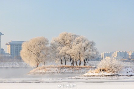 吉林绝美雾凇美成了童话世界