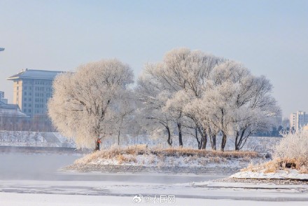 吉林绝美雾凇美成了童话世界