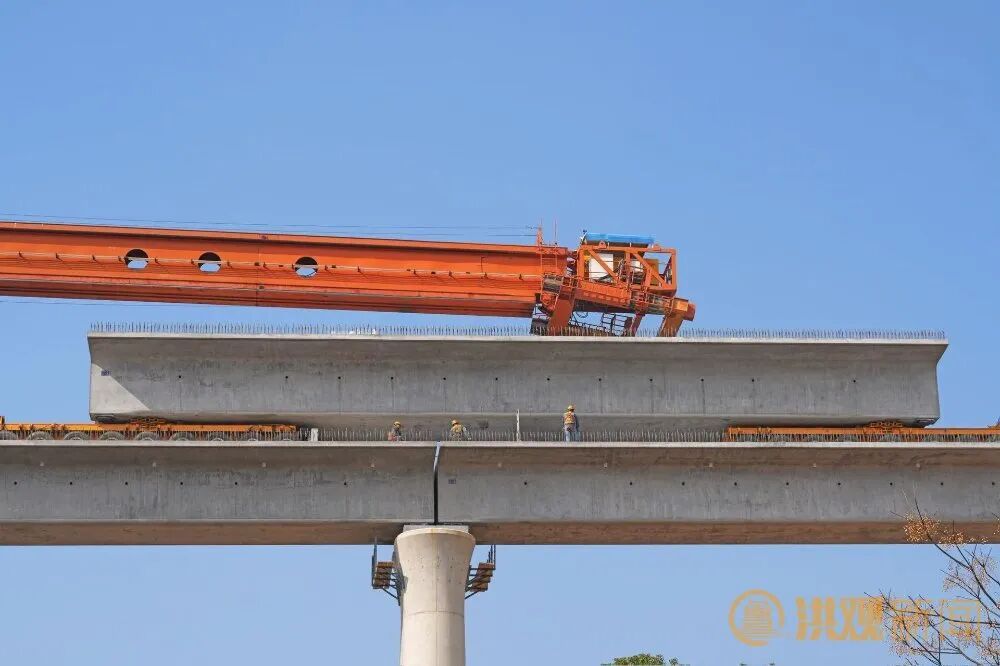 昌九高铁全线预制箱梁架设全部完成 昌九高铁全线预制箱梁架设全部完成