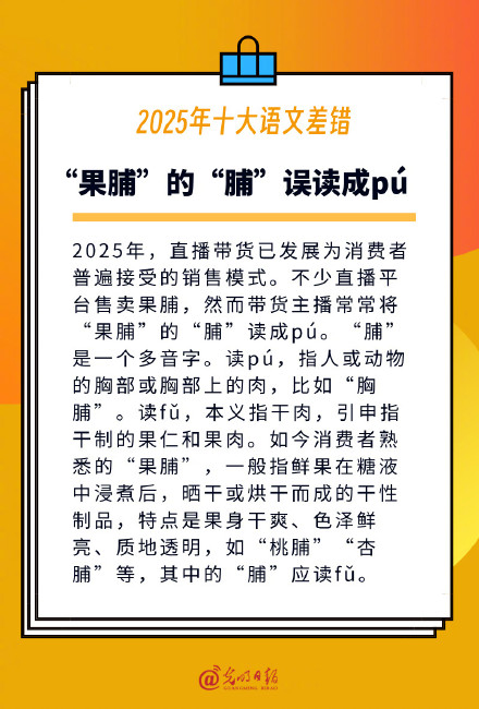 2025年十大语文差错详解