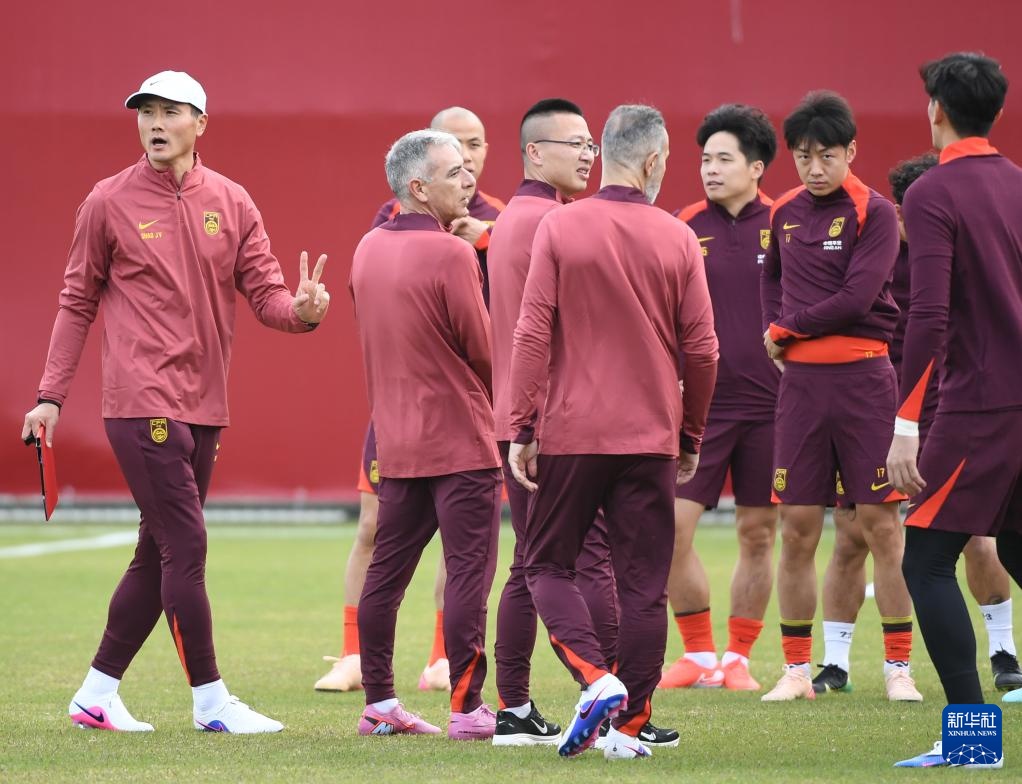 国足在广东集训