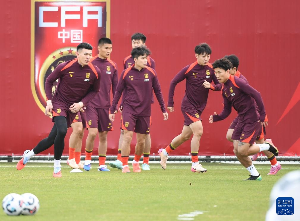 国足在广东集训