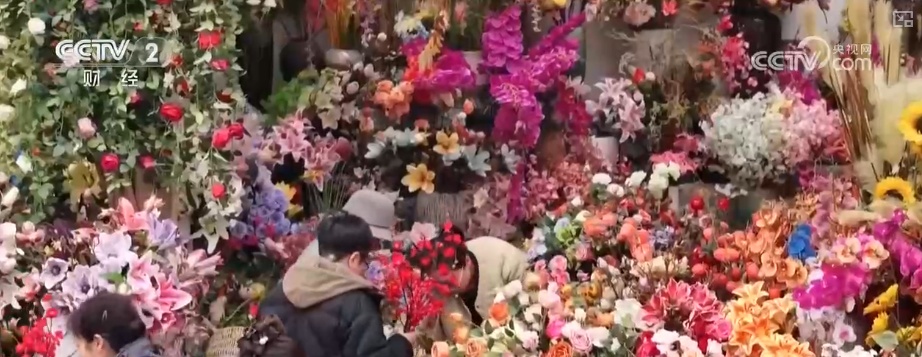 “鲜花经济”撬动节前火热消费 新品种添彩新春 年宵花香飘海外
