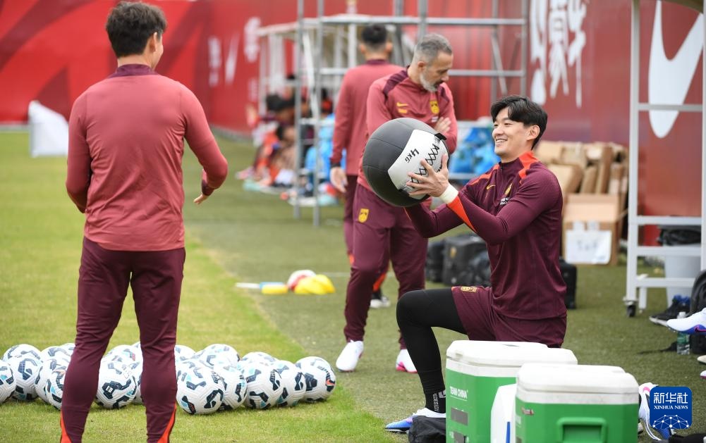 国足在广东集训