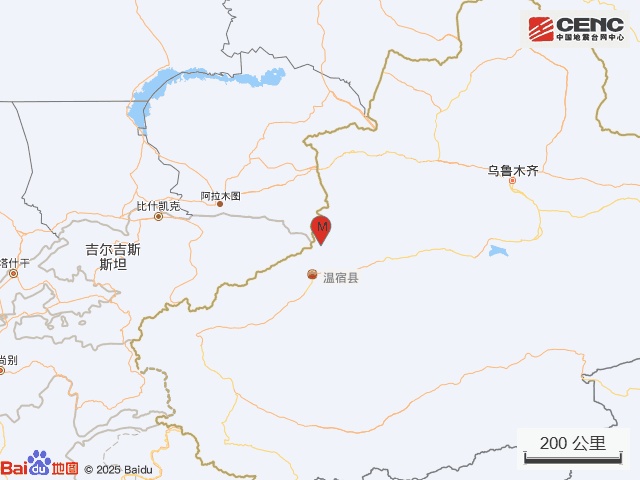 新疆阿克苏地区温宿县发生3.2级地震