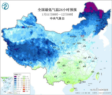大风吹袭东北冷到发紫