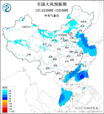 大风吹袭东北冷到发紫