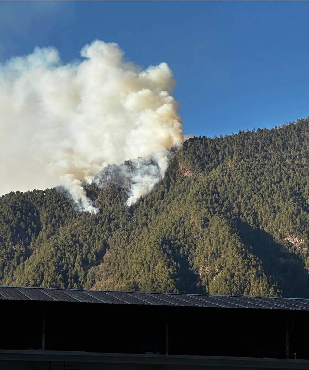 云南怒江突发荒火：已投入300多人参与扑救