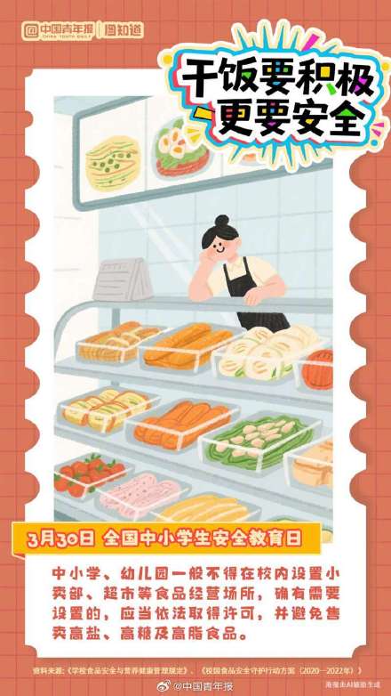 这堂中小学生安全教育课讲讲食品安全