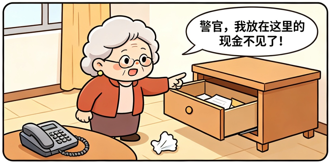 千元现金“不翼而飞”？民警细致排查，揪出真相