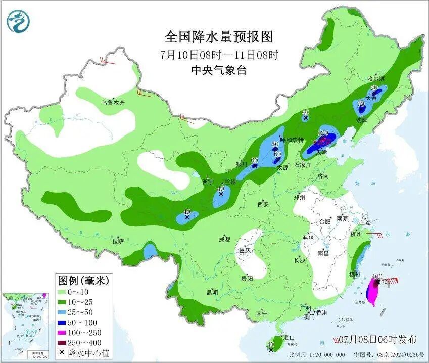 今夜辽宁中西部和南部地区中雨，局部大雨到暴雨！