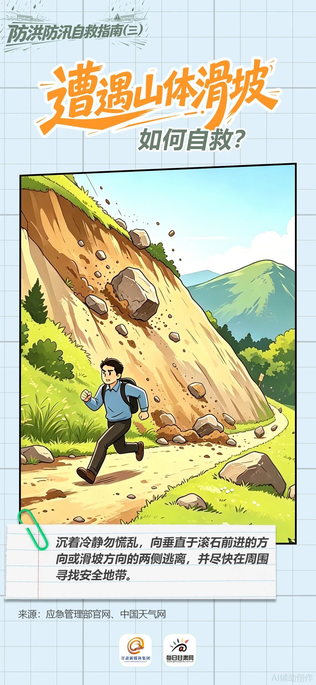 遭遇山体滑坡,如何自救? 遭遇山体滑坡,如何自救?