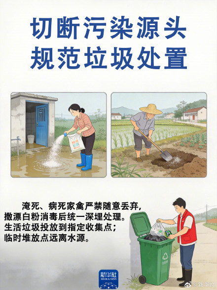 转存！牢记洪灾后环境卫生知识