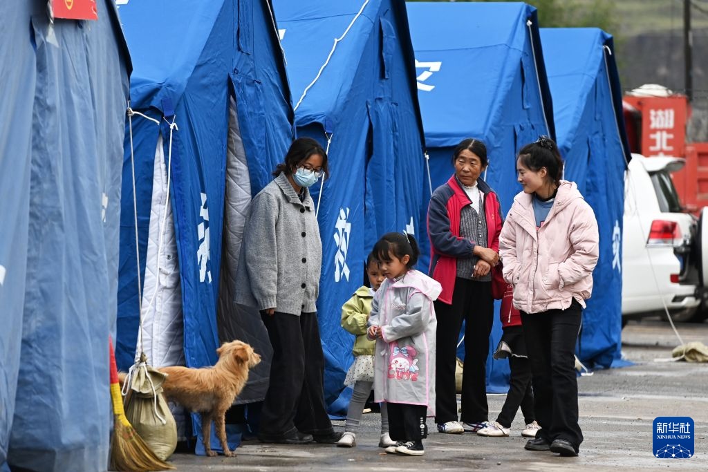甘肃夏河积极安置山洪灾害受灾群众 甘肃夏河积极安置山洪灾害受灾群众