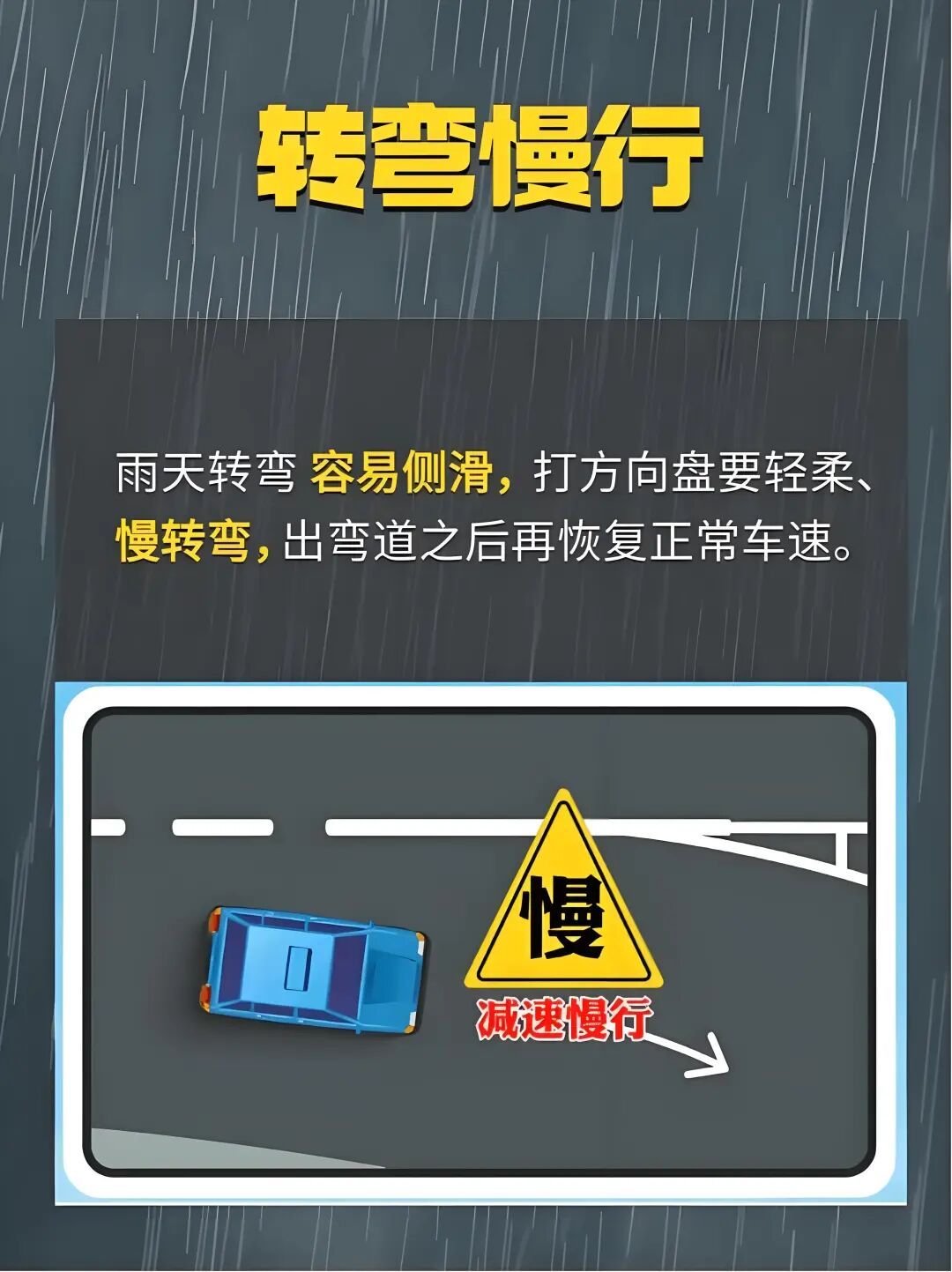 暴雨来袭！这份雨天行车注意事项请收好