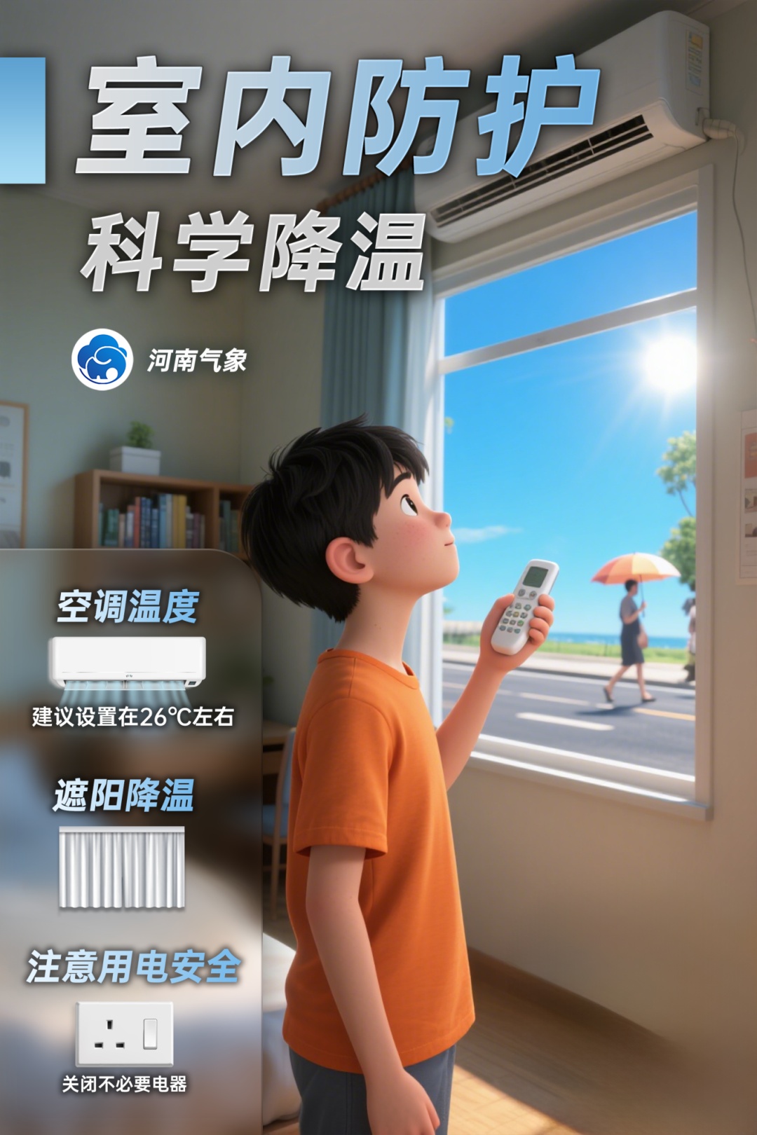 注意防暑! 河南局部仍有阵雨、雷阵雨,雨后湿度大,体感更闷热 注意防暑! 河南局部仍有阵雨、雷阵雨,雨后湿度大,体感更闷热