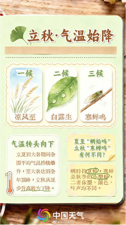 立秋至 暑热犹盛 立秋至 暑热犹盛