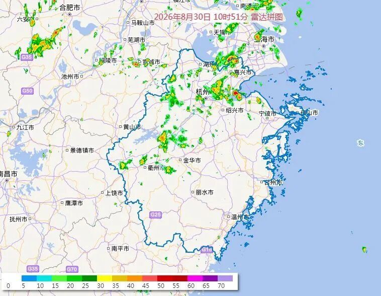 冷空气和降温要来了！浙江未来一周雨水“霸屏”，这几天最凉快