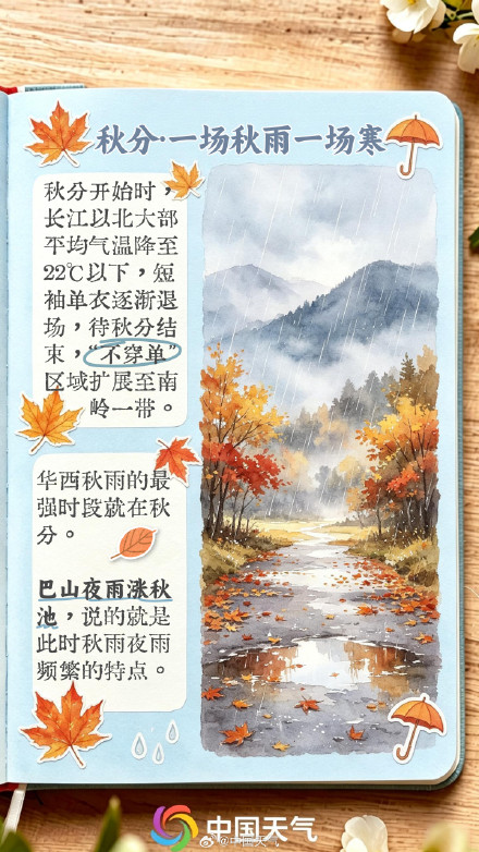 节气手账 | 秋分至,寒暑平 节气手账 | 秋分至,寒暑平
